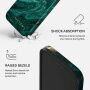 Burga Tough Кейс с десен и MagSafe за iPhone 17 Pro / 18 Pro - Emerald Pool
