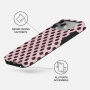 Burga Tough Кейс с десен и MagSafe за iPhone 17 Pro / 18 Pro - New Crush