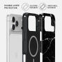 Burga Tough Кейс с десен и MagSafe за iPhone 17 Pro / 18 Pro - Noir Origin