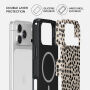 Burga Tough Кейс с десен и MagSafe за iPhone 17 Pro Max / 18 Pro Max - Almond Latte