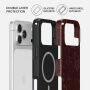 Burga Tough Кейс с десен и MagSafe за iPhone 17 Pro Max / 18 Pro Max - Capulet
