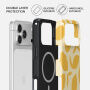 Burga Tough Кейс с десен и MagSafe за iPhone 17 Pro Max / 18 Pro Max - Lemon Tart