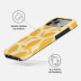 Burga Tough Кейс с десен и MagSafe за iPhone 17 Pro Max / 18 Pro Max - Lemon Tart
